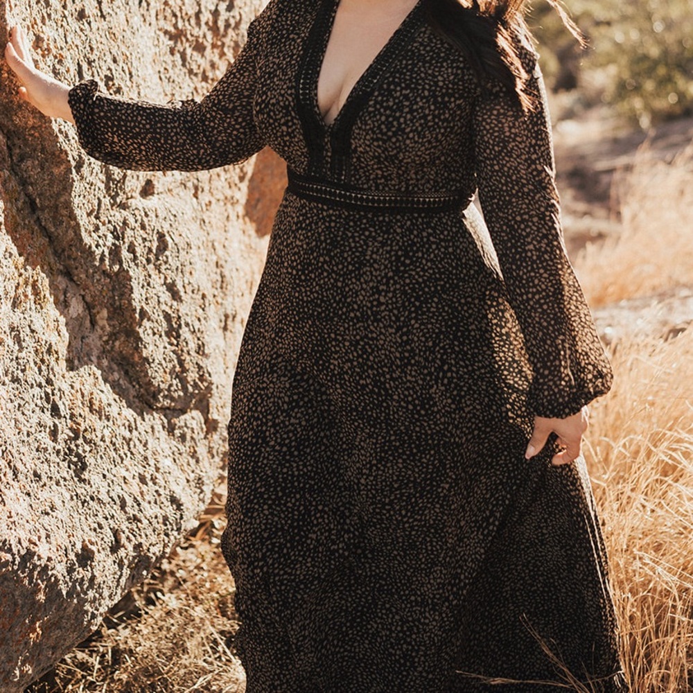 Baltic Born Chacha dress. Black Brown